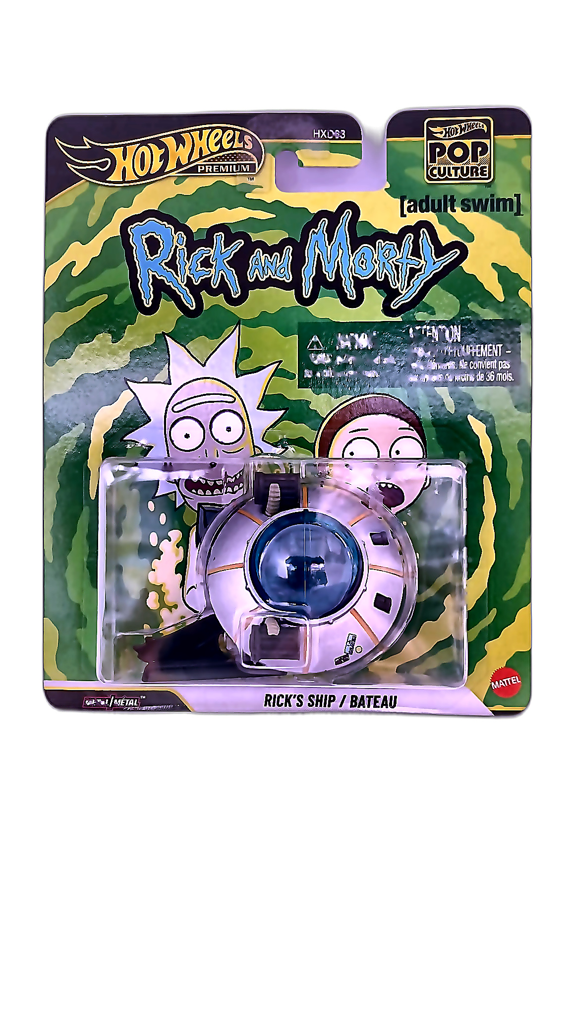 Hot Wheels Premium Pop Culture Rick and Morty — Rick's Ship (HXD63)