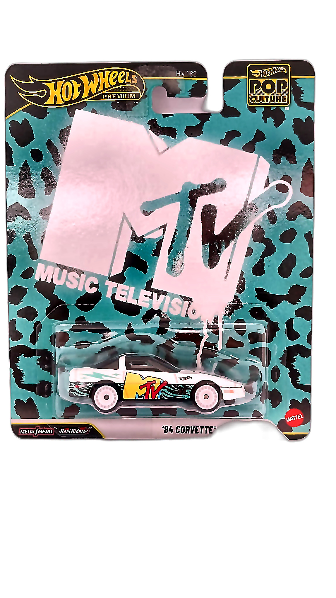 Hot Wheels Premium Pop Culture MTV — '84 Corvette (HXD63)