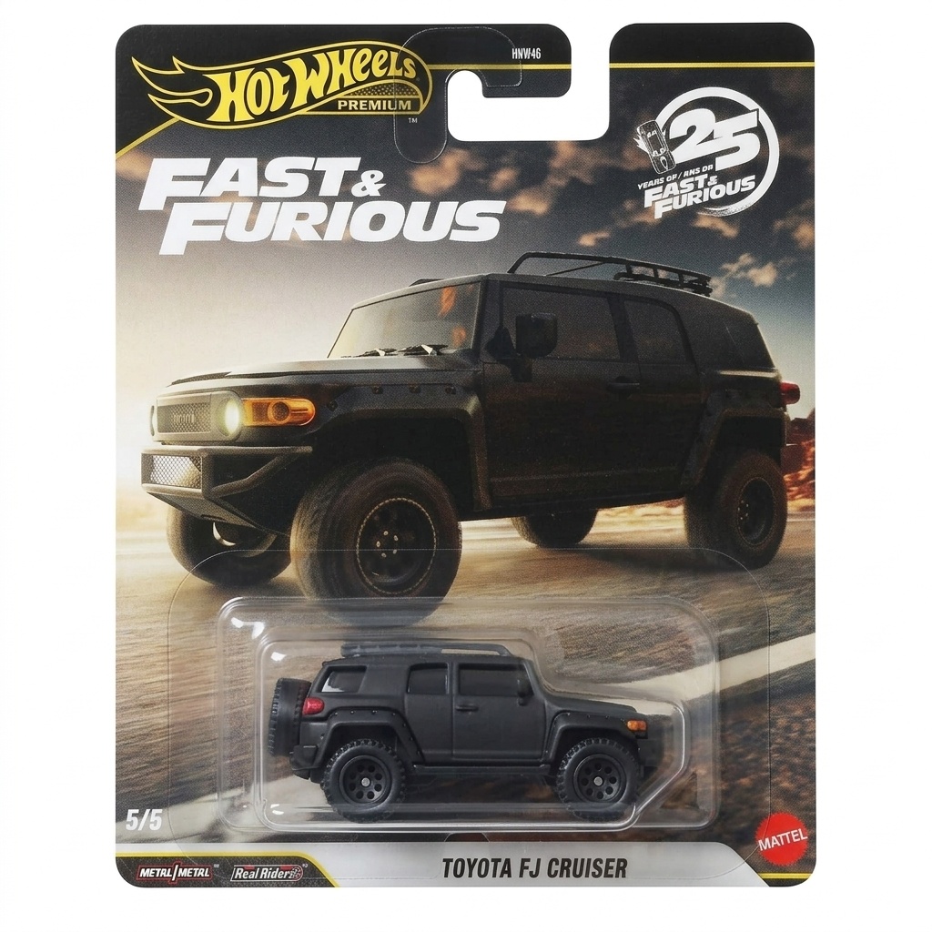 Hot Wheels Premium — Toyota FJ Cruiser (Fast & Furious Premium Serisi 5/5, Ürün Kodu: HNW46)