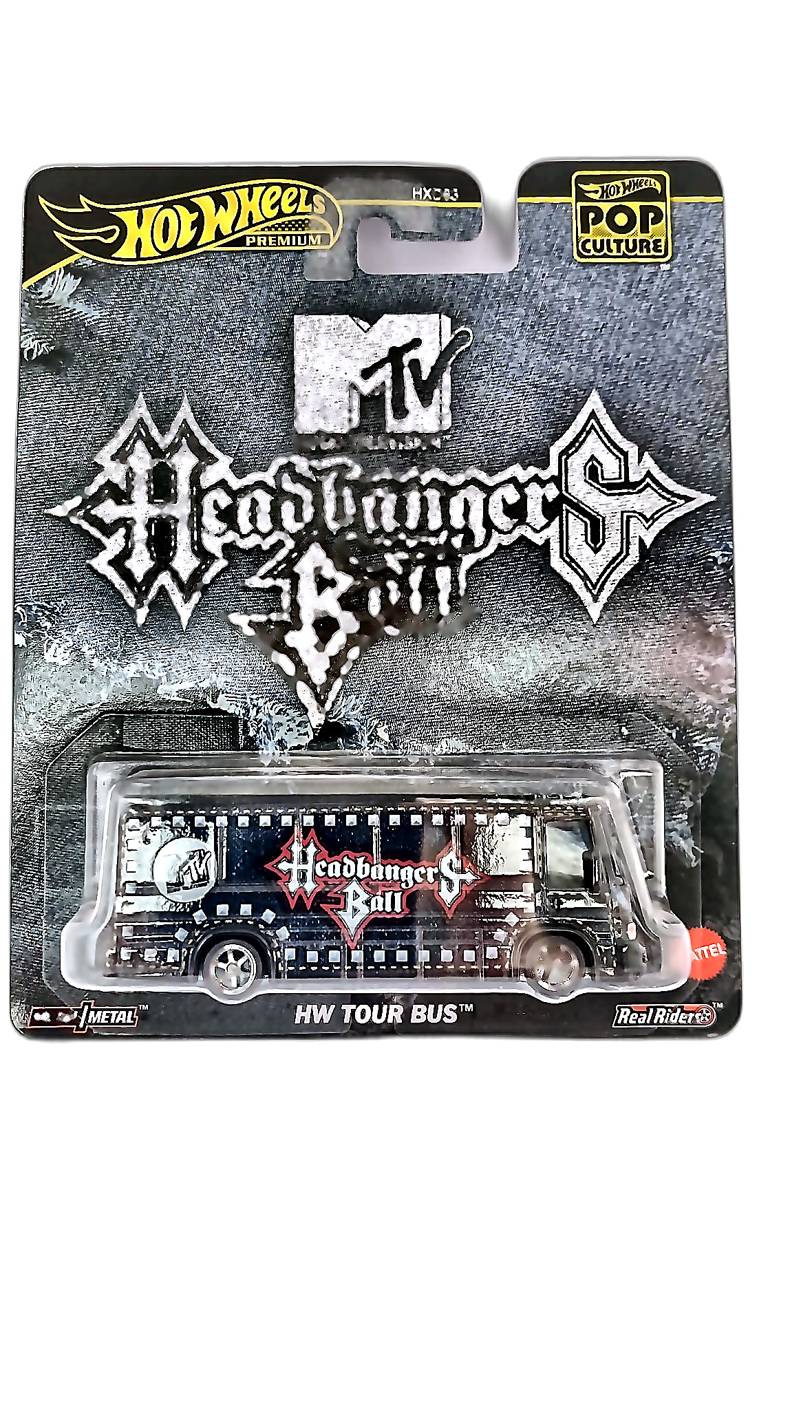 Hot Wheels Premium Pop Culture MTV Headbangers Ball — HW Tour Bus (HXD63)