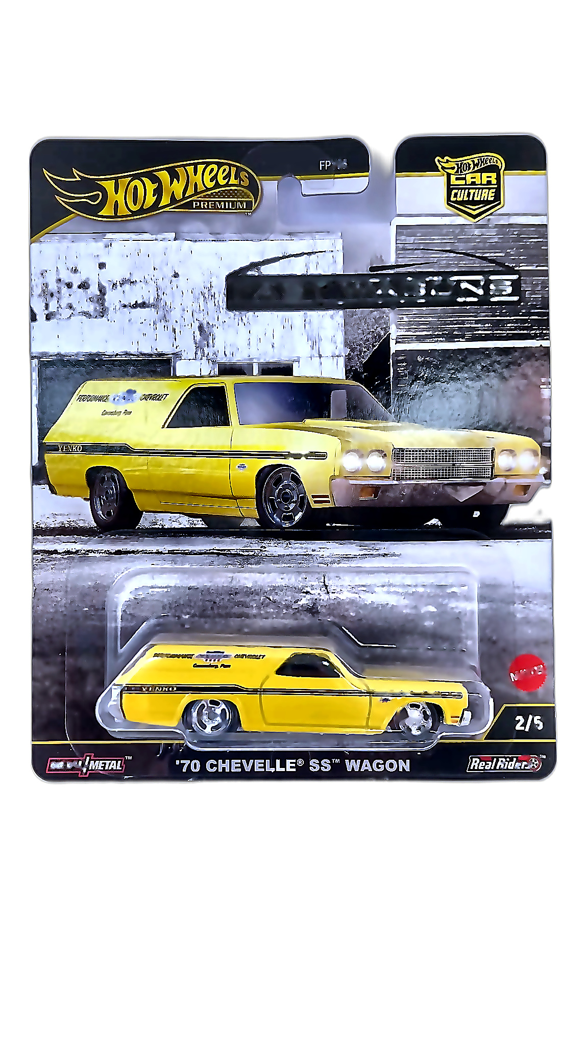 Hot Wheels Premium Car Culture Fast Wagons 2/5 — '70 Chevelle SS Wagon (FPY86)