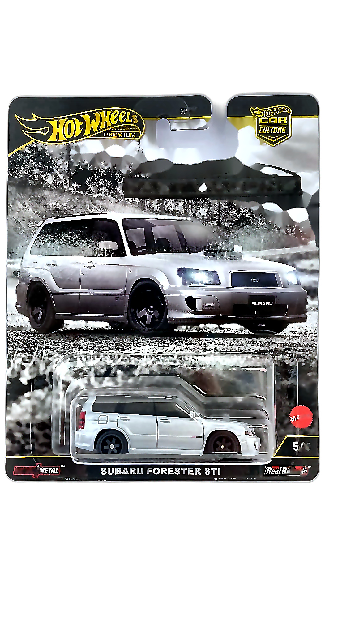 Hot Wheels Premium Car Culture Fast Wagons 5/5 — Subaru Forester STI (FPY86) (Beyaz)