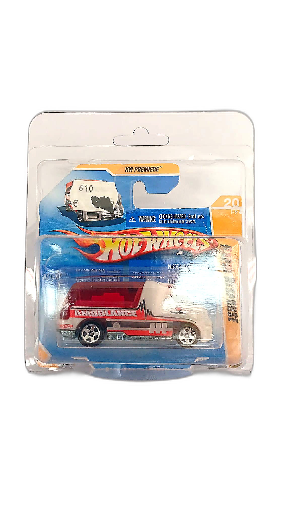 Hot Wheels — Rapid Response (HW Premiere 20/52, R0934) (Kart çiziminde siyah kalemle karalama ve "610 TL/€" ibaresi bulunmaktadır. DB.jpg ile aynı modeldir)