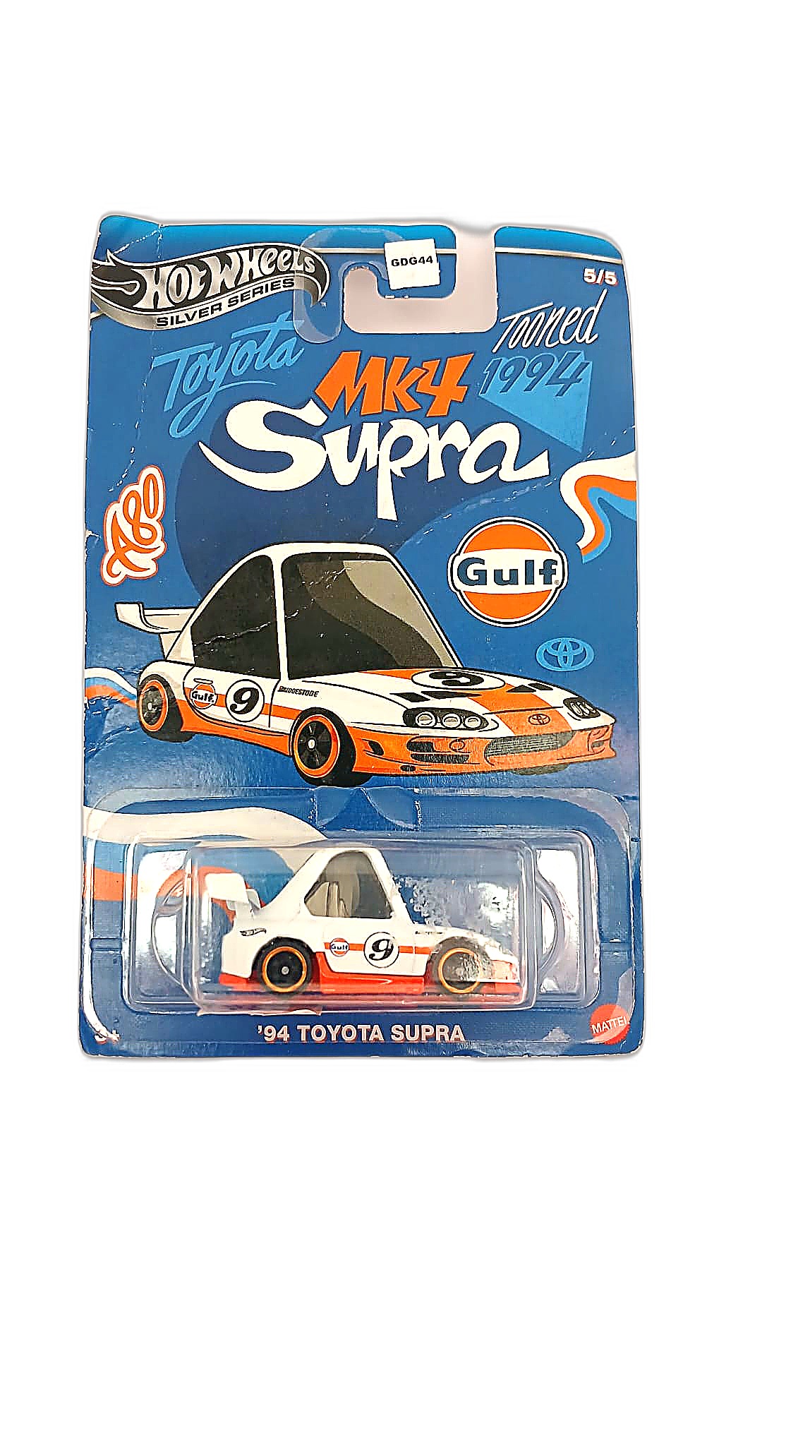 Hot Wheels (Gümüş Seri) — '94 Toyota Supra (Tooned / Gulf 5/5, GDG44)