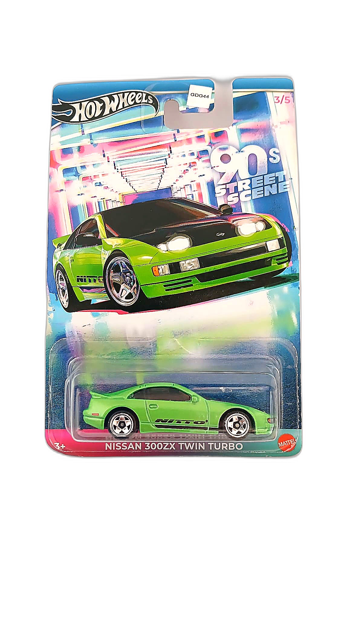 Hot Wheels (Gümüş Seri) — Nissan 300ZX Twin Turbo (90s Street Scene 3/5, GDG44)