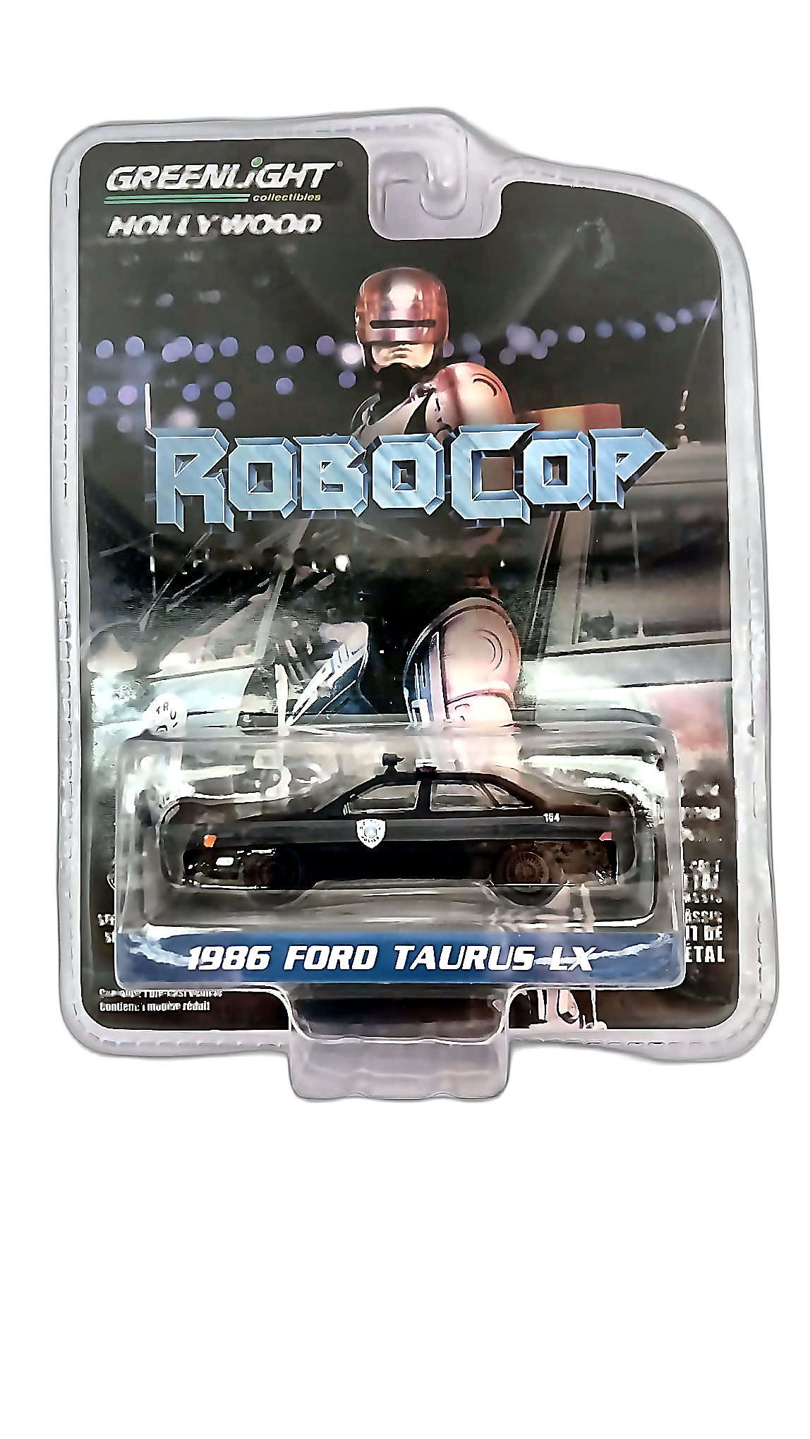 Greenlight Hollywood — 1986 Ford Taurus LX (RoboCop Metro Police #154, 1/64 Ölçek)